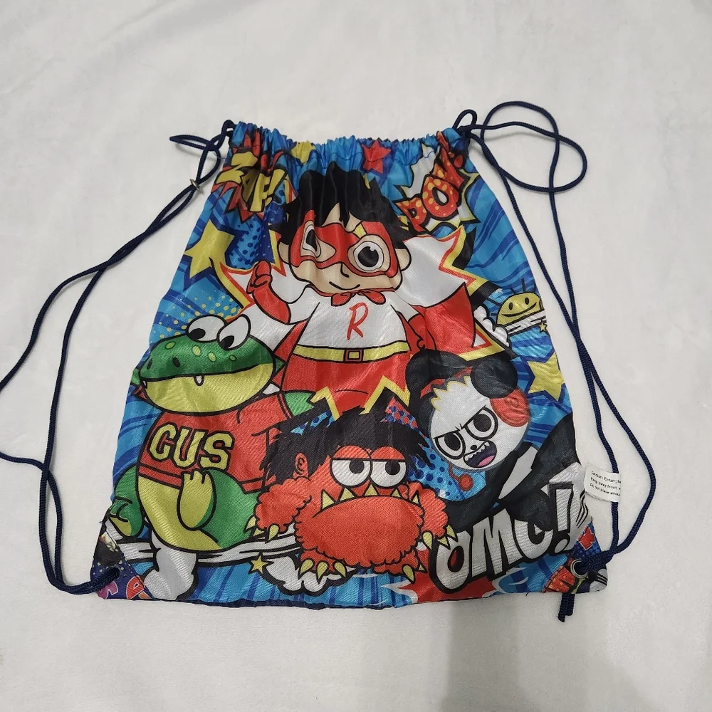 Nickelodeon Ryan's World Pocket Watch Drawstring Backpack